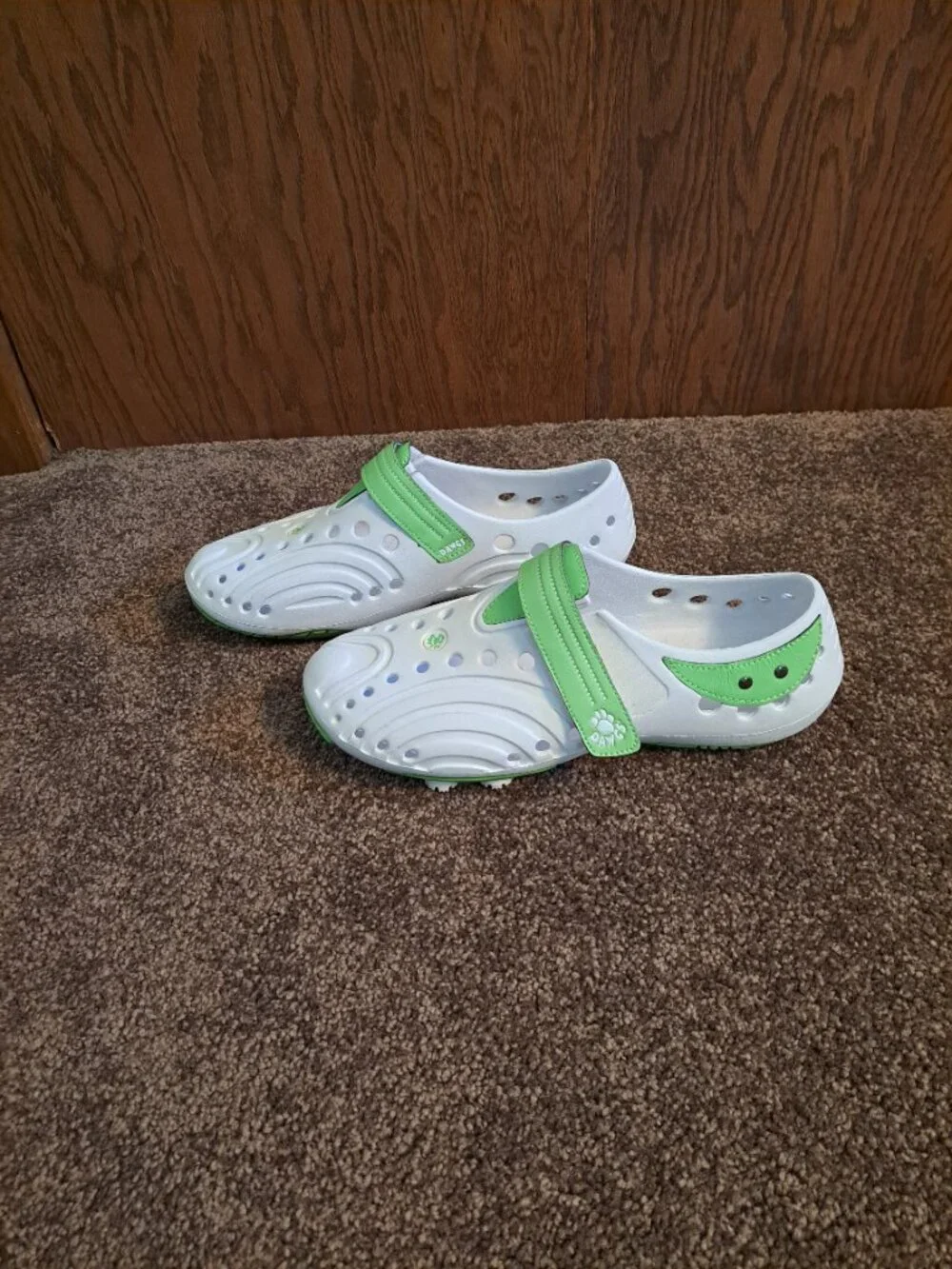 NWT Dawgs Golf Spirit Shoes - Womens White/Lime Green